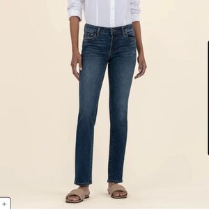 Kut from the Kloth Stevie Straight Jeans Dark Wash Denim 4